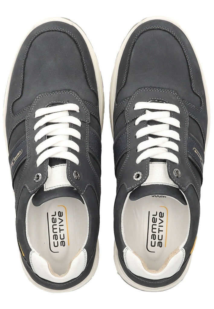 camel active Sneaker Nubukleder Blau