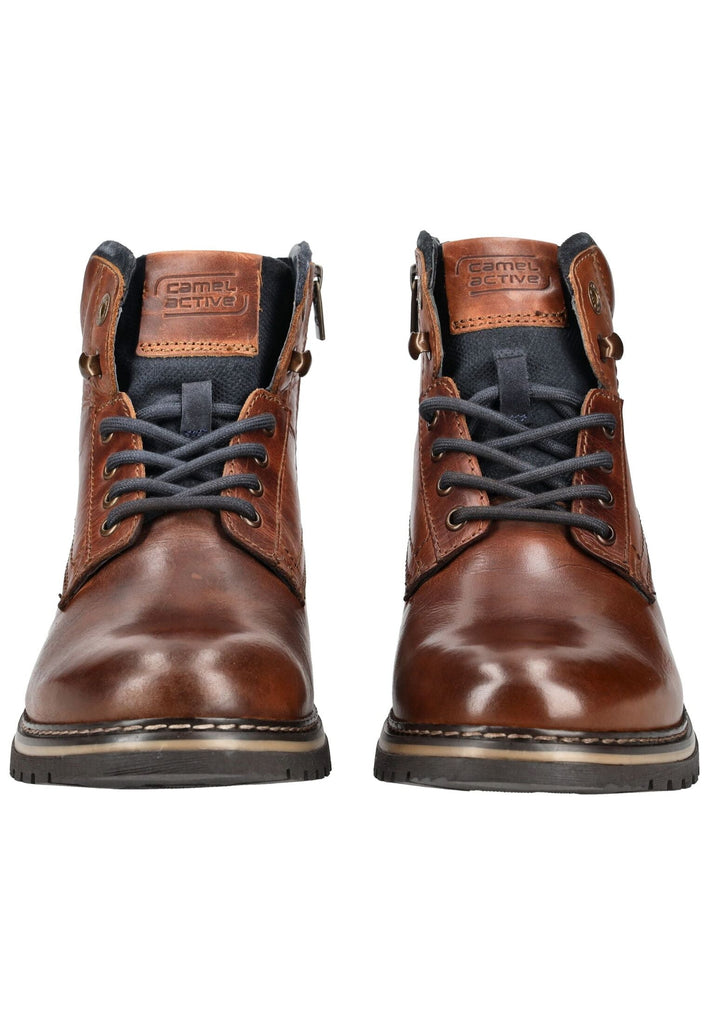 camel active Stiefelette Leder Cognac Warmfutter