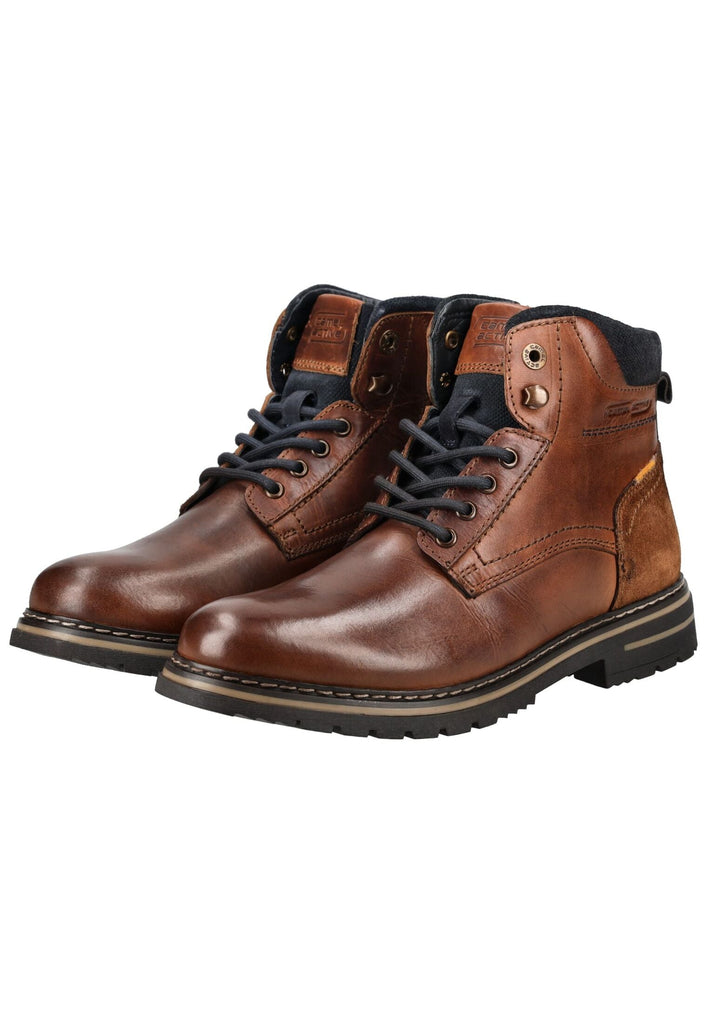 camel active Stiefelette Leder Cognac Warmfutter