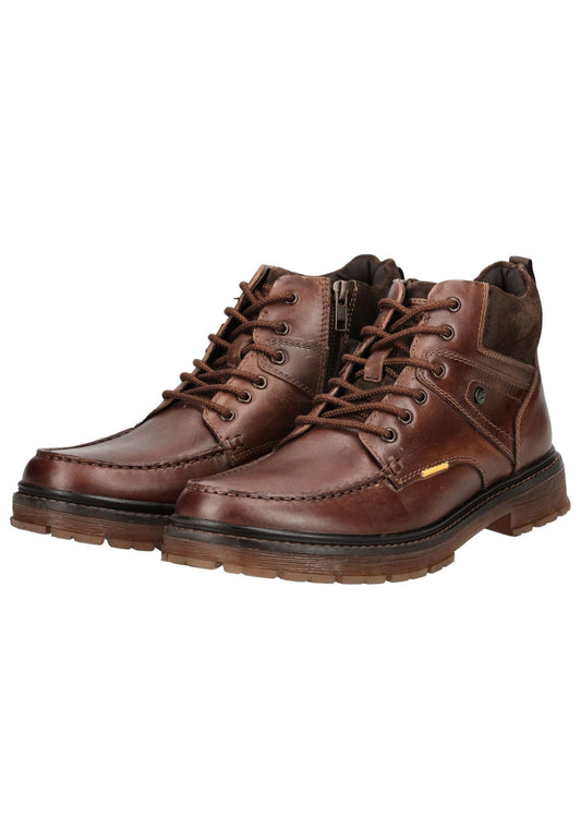 camel active Stiefelette Leder Dunkelbraun Warmfutter