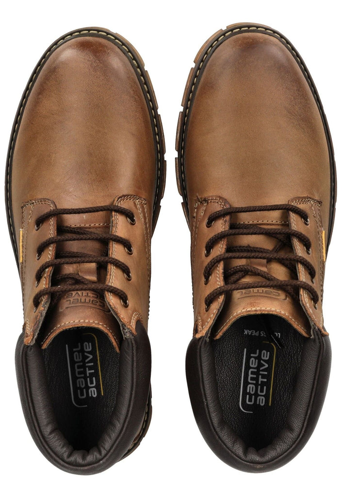 camel active Stiefelette Leder Dunkelbraun Warmfutter