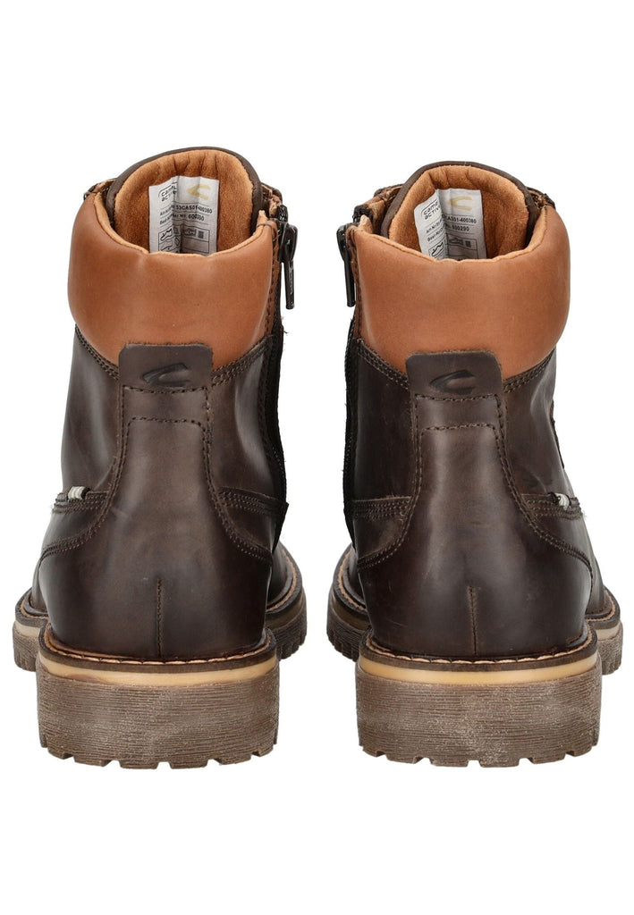 camel active Stiefelette Leder Dunkelbraun Warmfutter