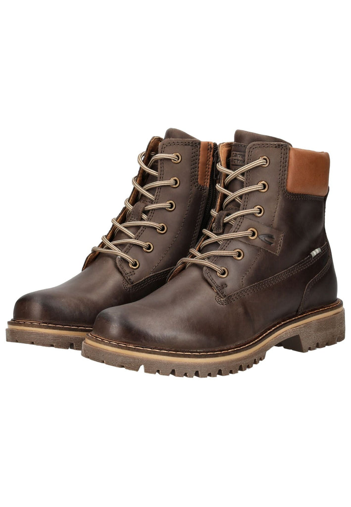 camel active Stiefelette Leder Dunkelbraun Warmfutter
