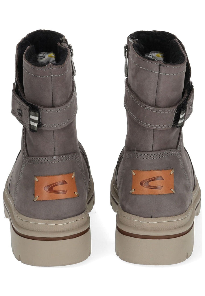 camel active Stiefelette Leder Dunkelgrau Warmfutter