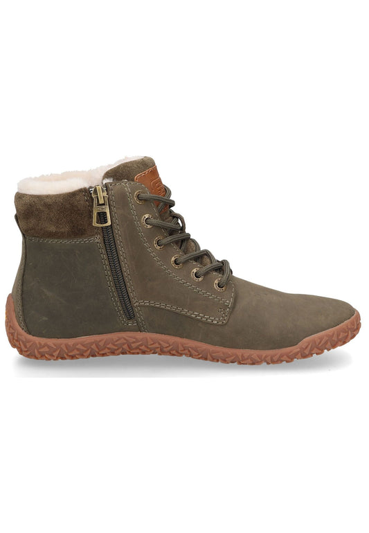camel active Stiefelette Leder Oliv Warmfutter