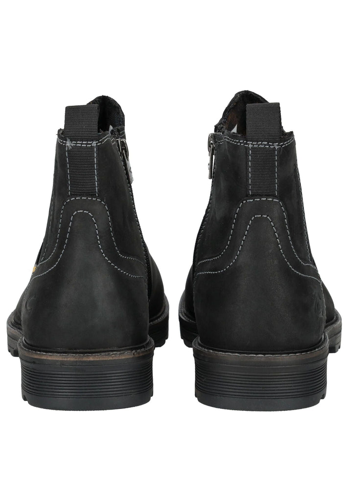 camel active Stiefelette Leder Schwarz
