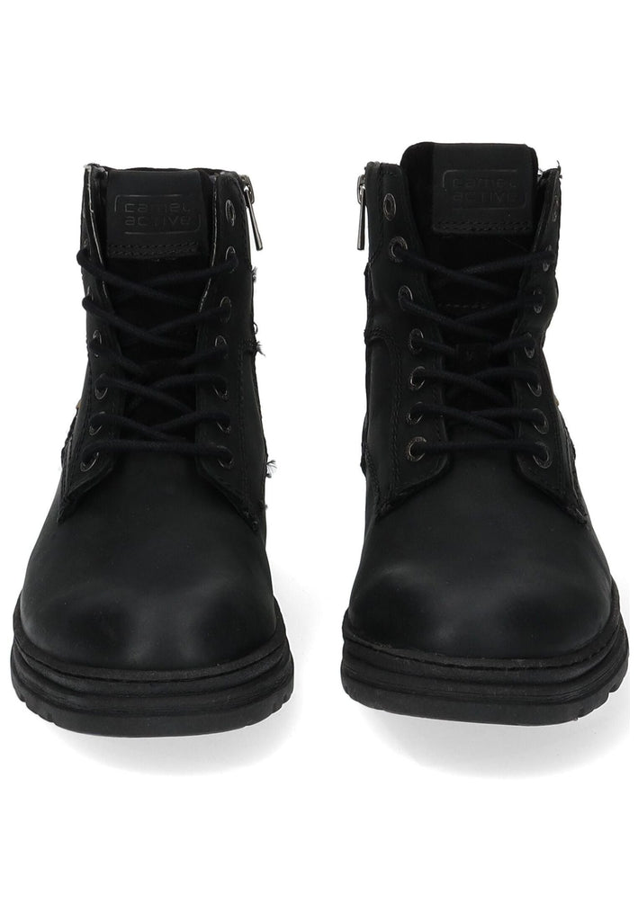 camel active Stiefelette Leder Schwarz