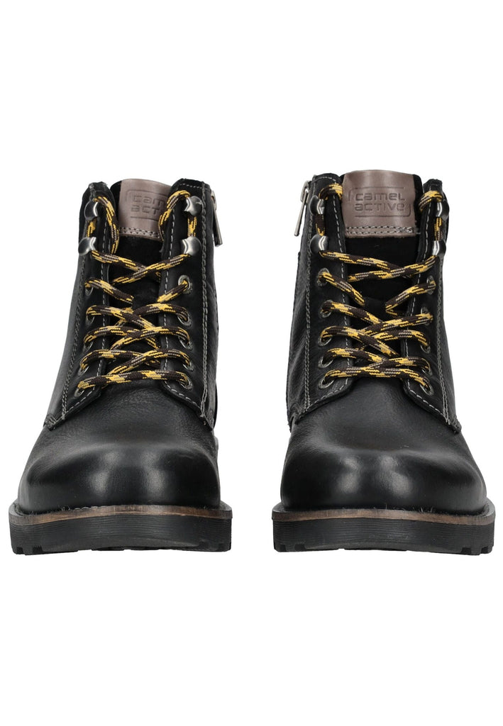 camel active Stiefelette Leder Schwarz