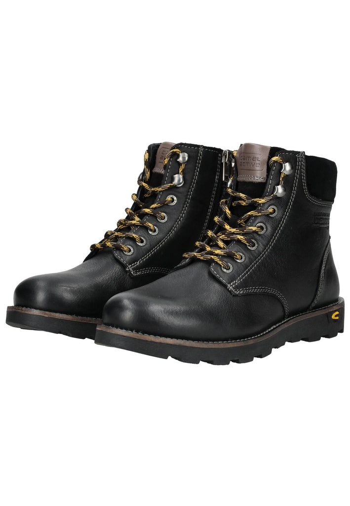 camel active Stiefelette Leder Schwarz