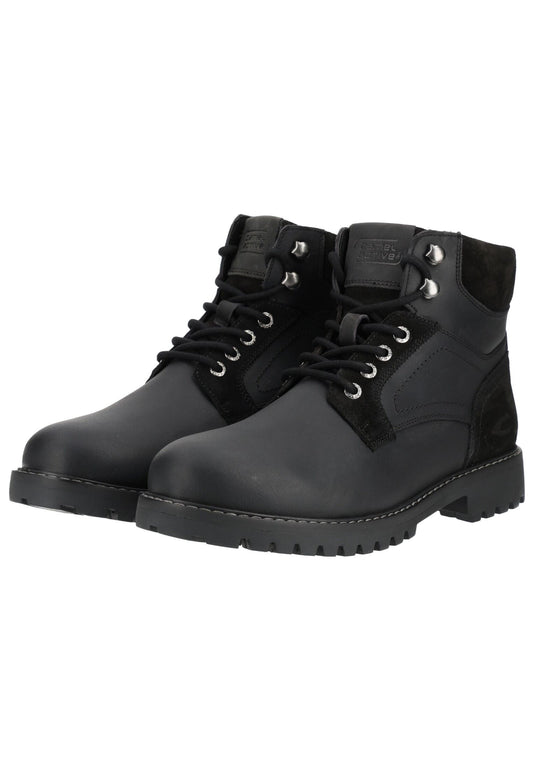 camel active Stiefelette Leder Schwarz/Schwarz Warmfutter