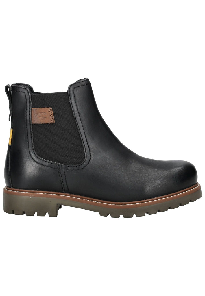 camel active Stiefelette Leder Schwarz Warmfutter