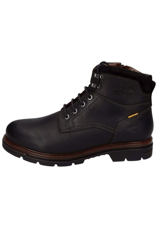 camel active Stiefelette Leder Schwarz Warmfutter