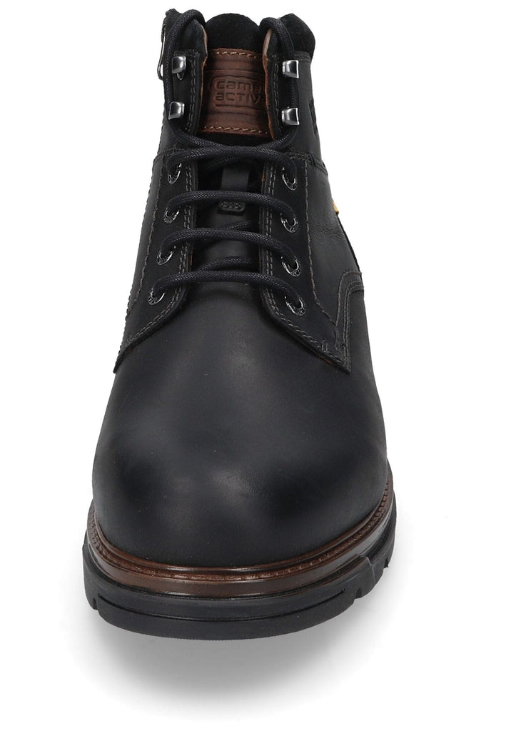 camel active Stiefelette Leder Schwarz Warmfutter