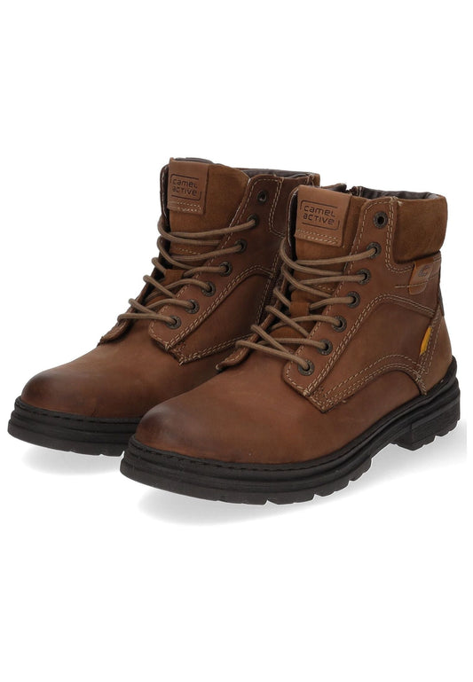 camel active Stiefelette Leder Tan