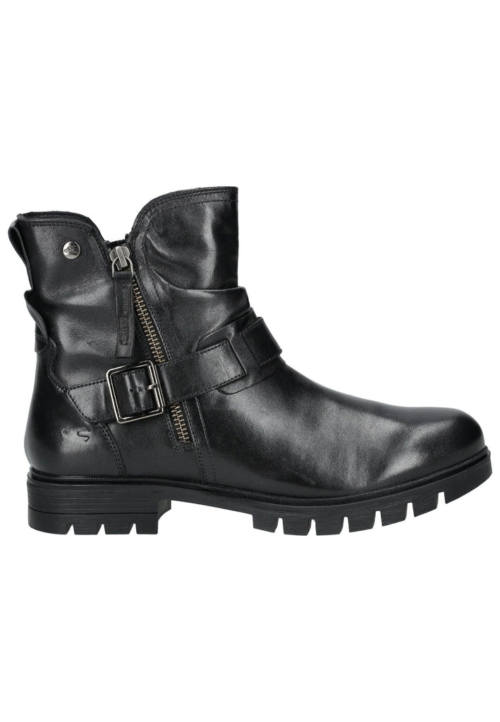 camel active Stiefelette Nappaleder Schwarz