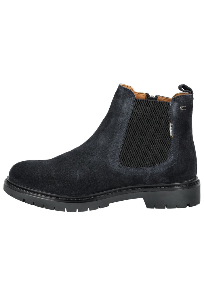 camel active Stiefelette Veloursleder/Textil Navy