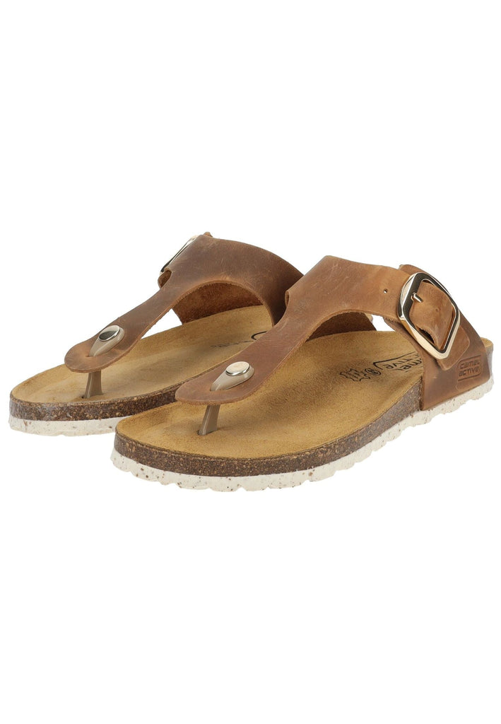 camel active Zehensteg Leder Natur