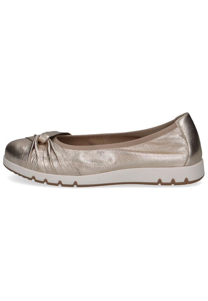 Ballerinas Caprice Ballerinas Leder Platin
