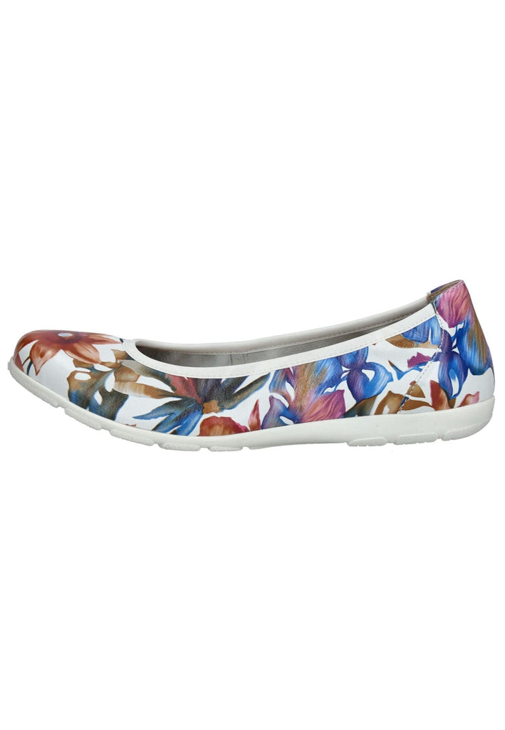 Ballerinas Caprice Ballerinas Leder Weiß/Blau