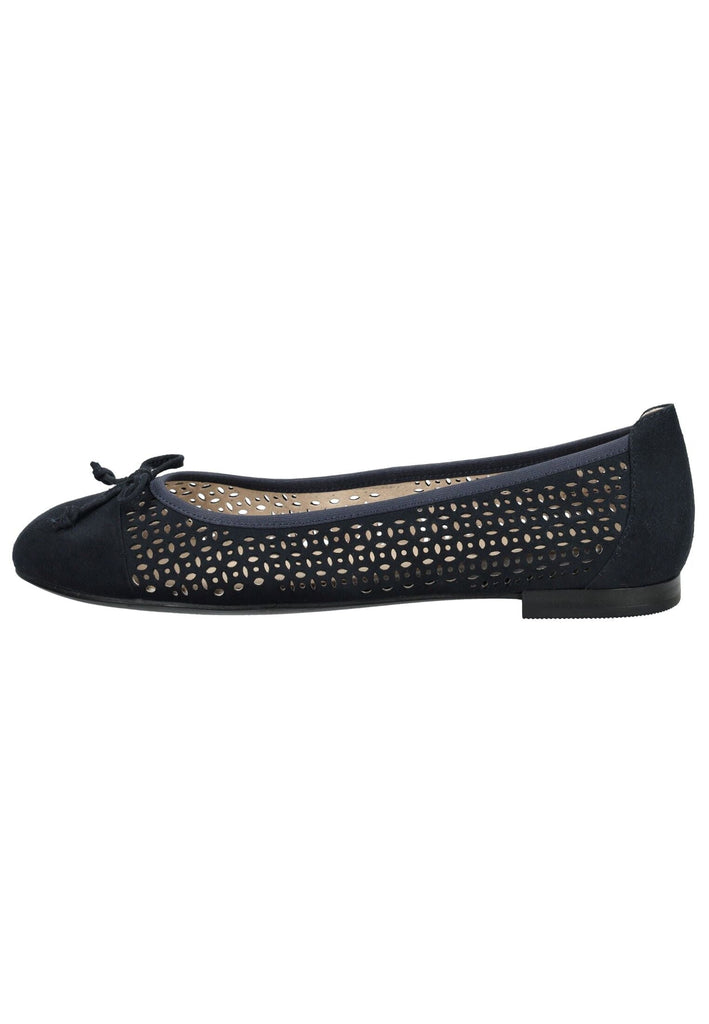 Ballerinas Caprice Ballerinas Veloursleder Ozean