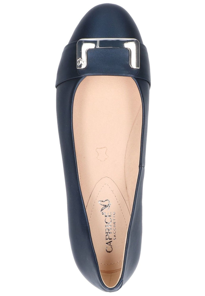 Caprice Ballerinas Glattleder Navy