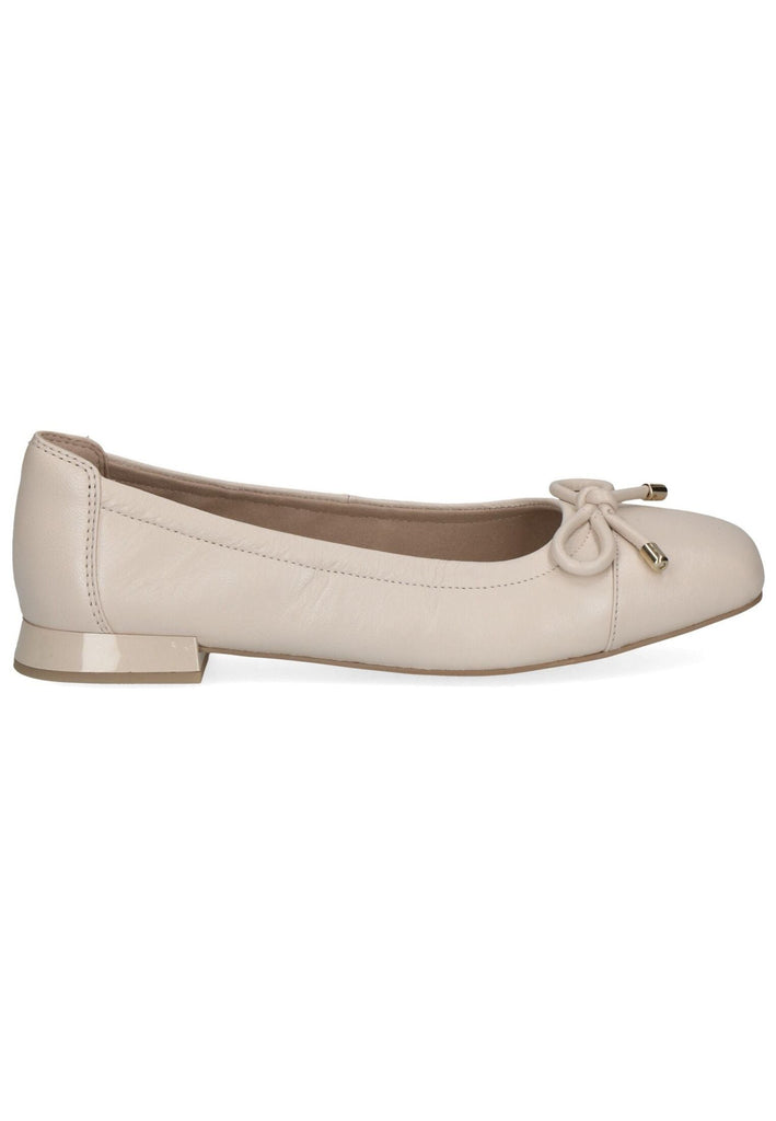 Caprice Ballerinas Leder Beige