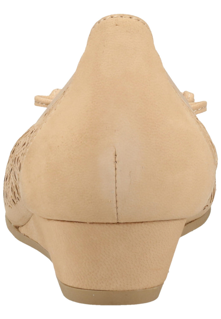 Caprice Ballerinas Leder Beige