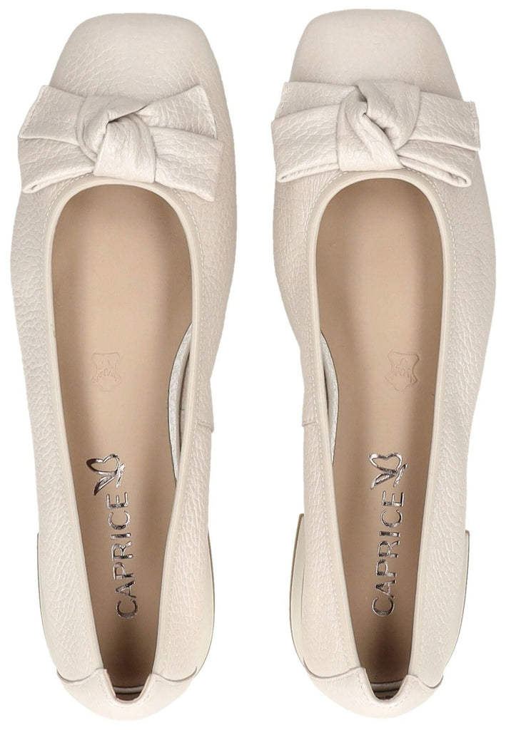 Caprice Ballerinas Leder Beige