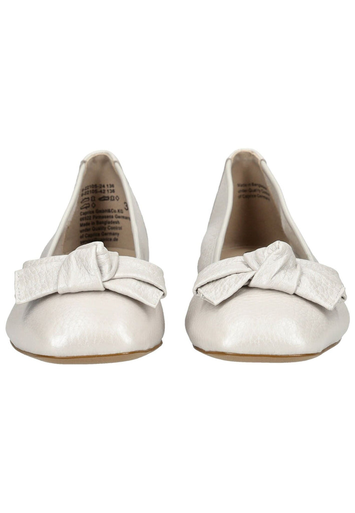 Caprice Ballerinas Leder Beige