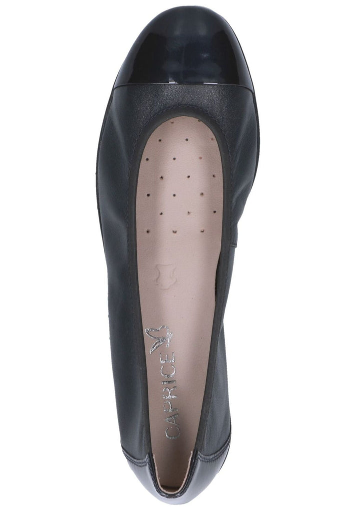Caprice Ballerinas Leder Blau