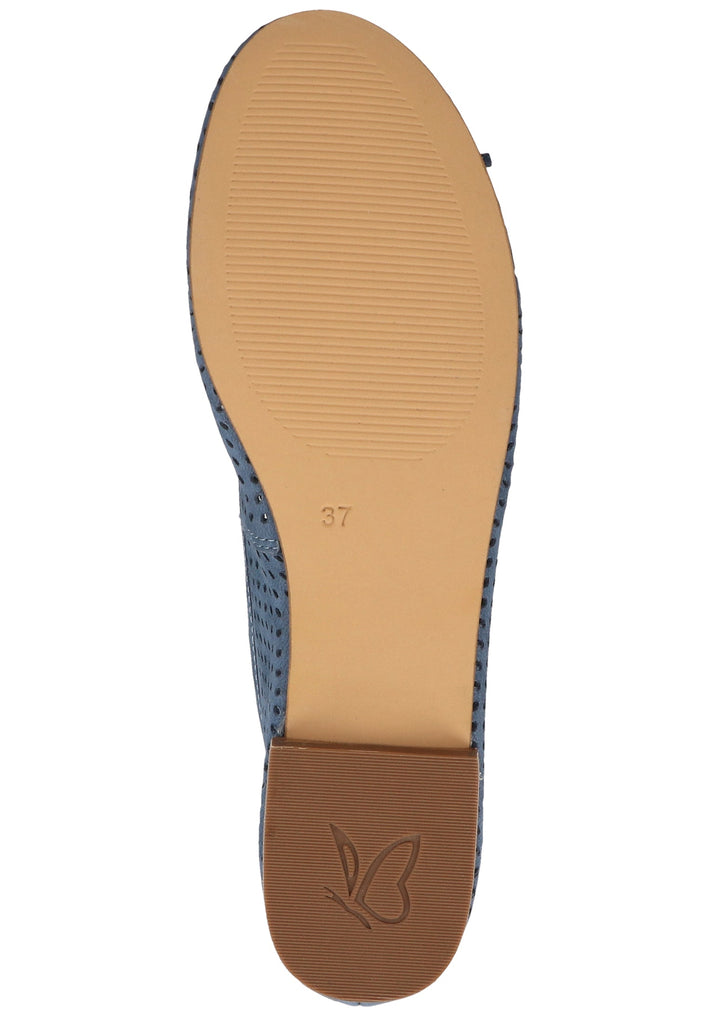 Caprice Ballerinas Leder Blue
