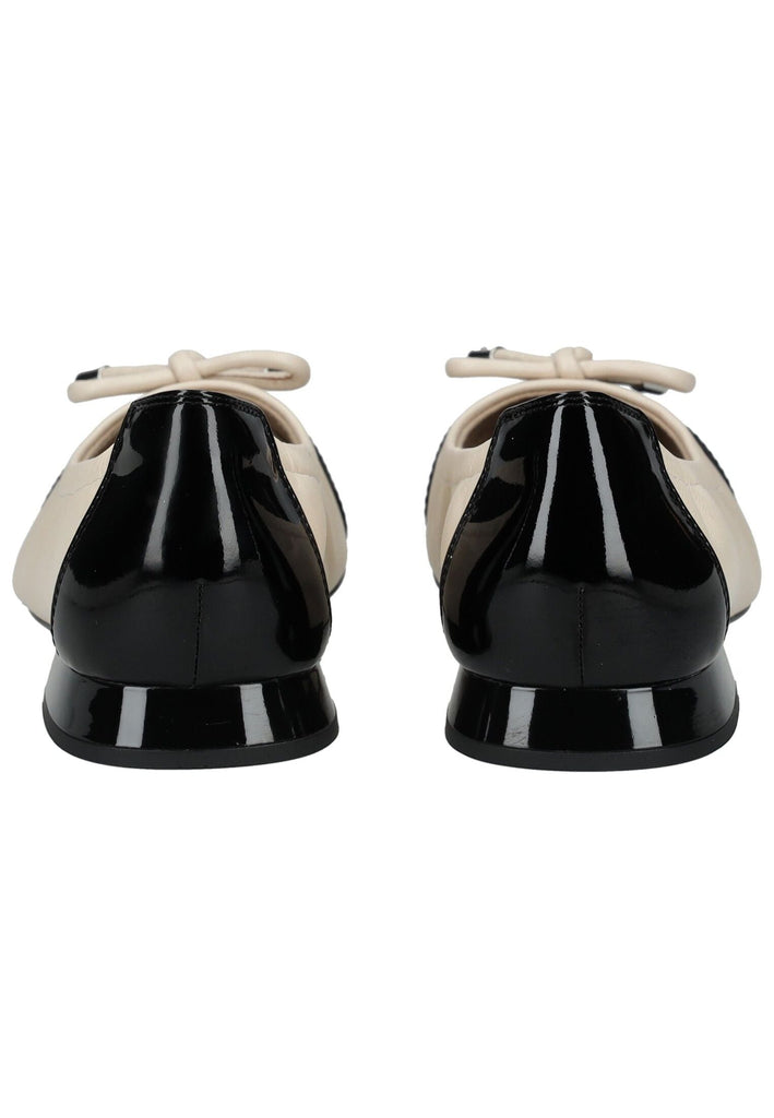 Caprice Ballerinas Leder Creme