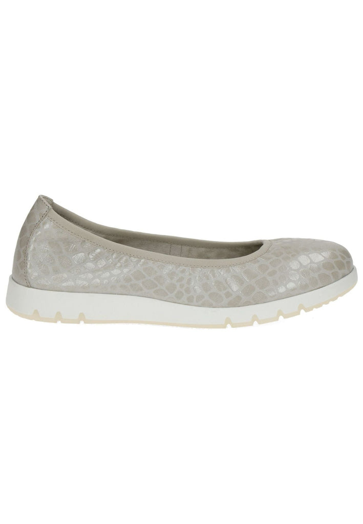 Caprice Ballerinas Leder Grau