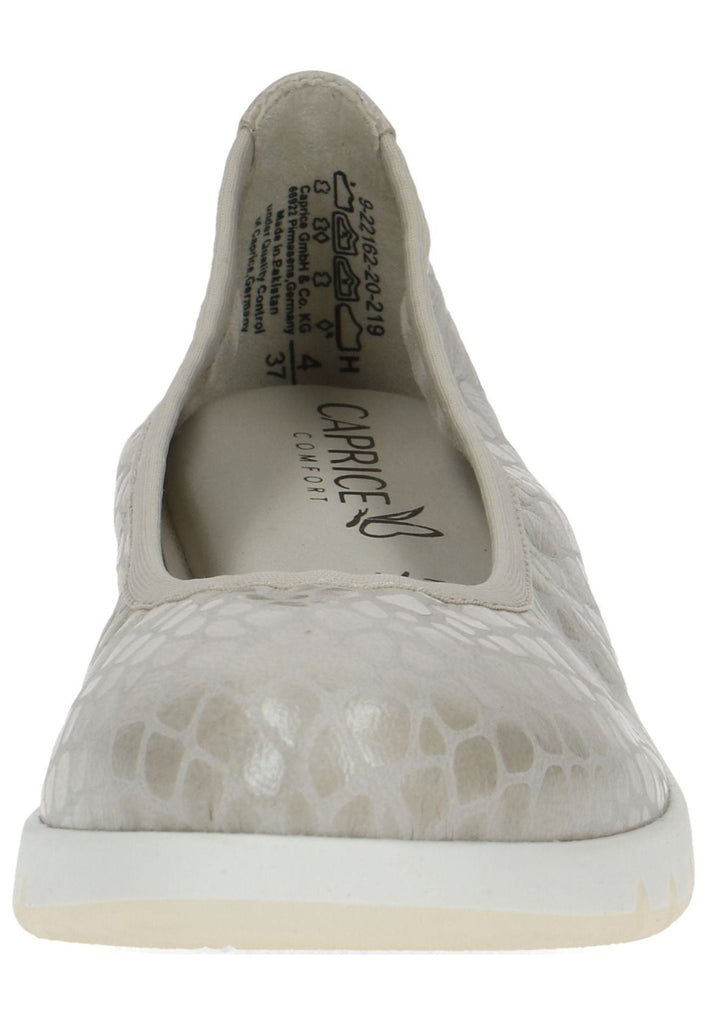 Caprice Ballerinas Leder Grau