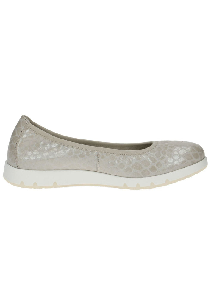 Caprice Ballerinas Leder Grau
