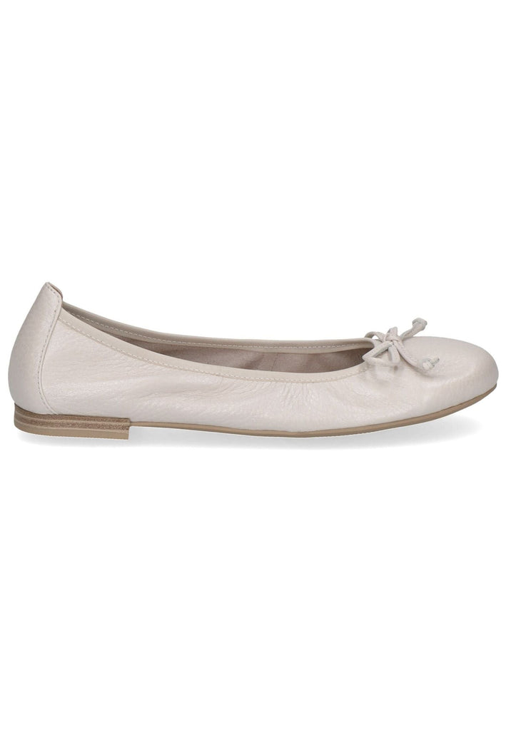 Caprice Ballerinas Leder Hellbeige