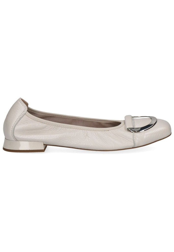 Caprice Ballerinas Leder Hellbeige