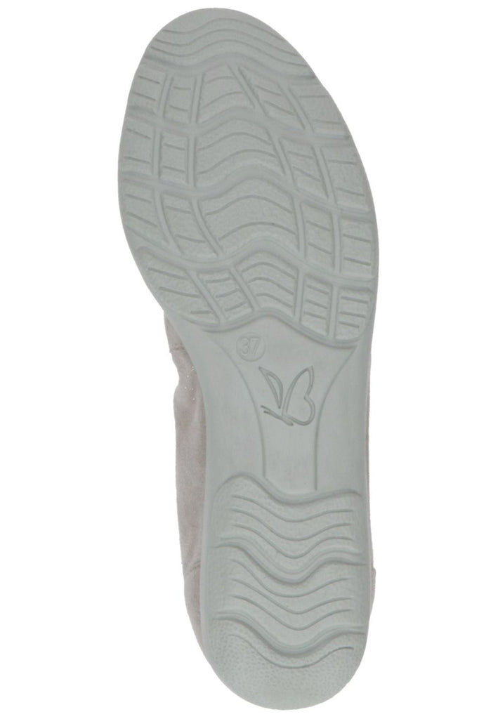 Caprice Ballerinas Leder Hellgrau