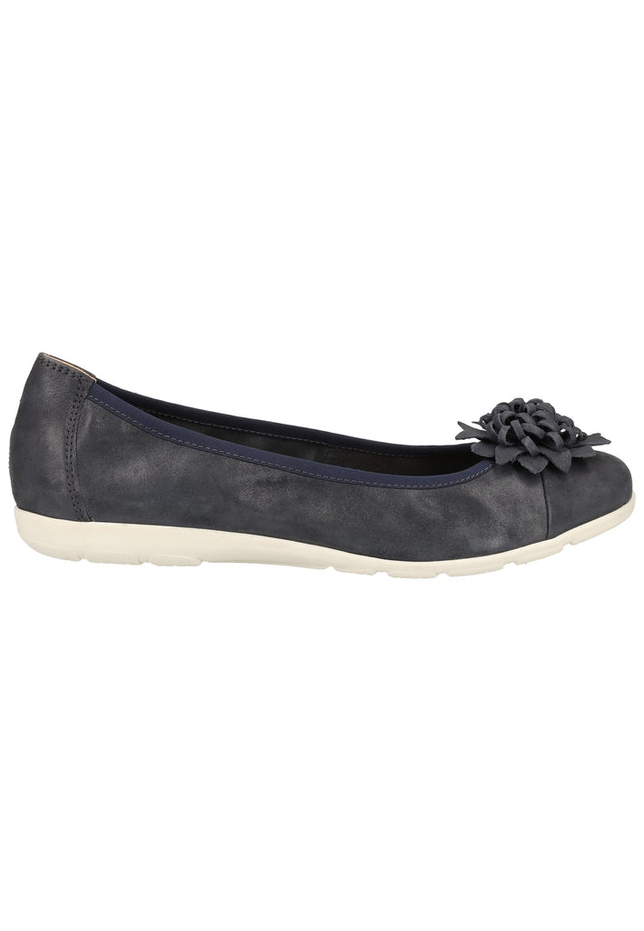 Caprice Ballerinas Leder Navy