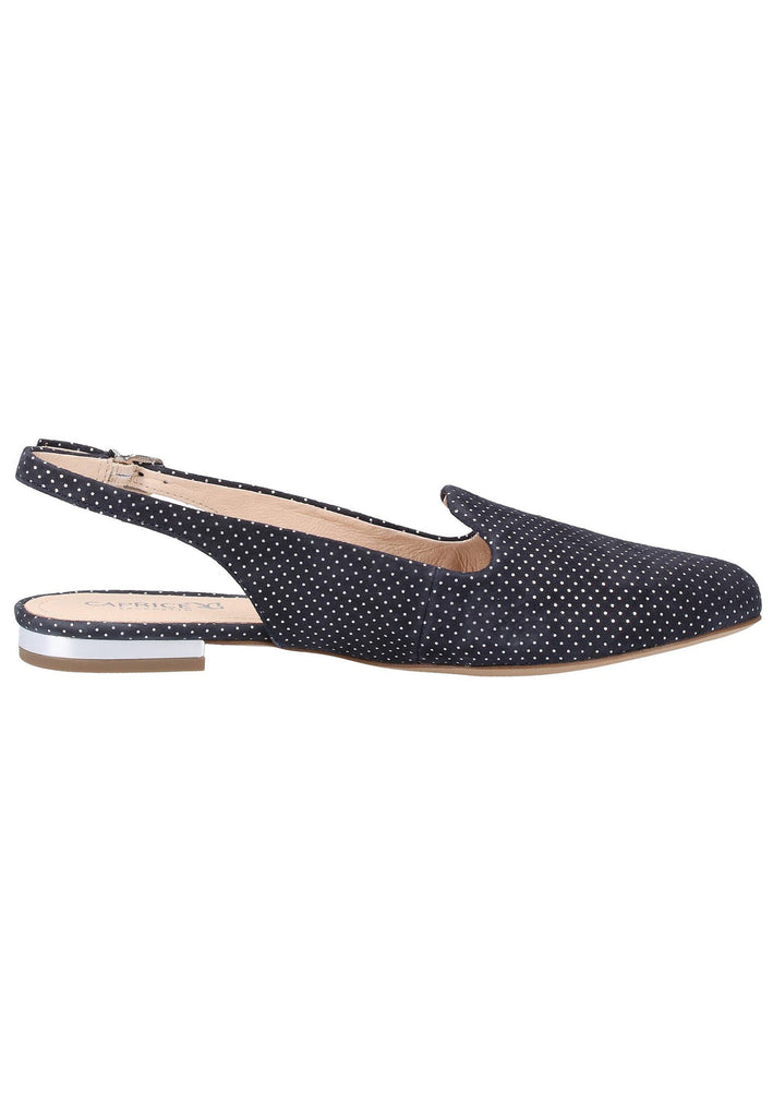 Caprice Ballerinas Leder Navy
