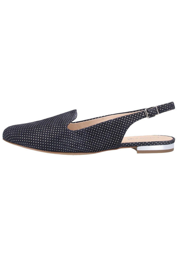 Caprice Ballerinas Leder Navy