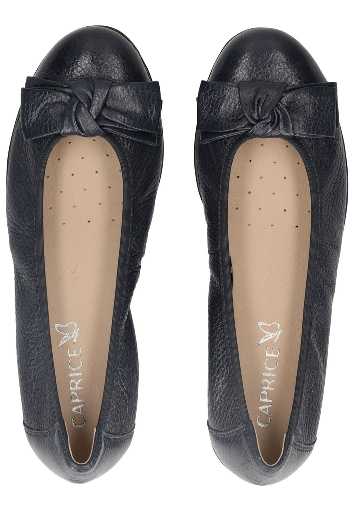 Caprice Ballerinas Leder Ozean