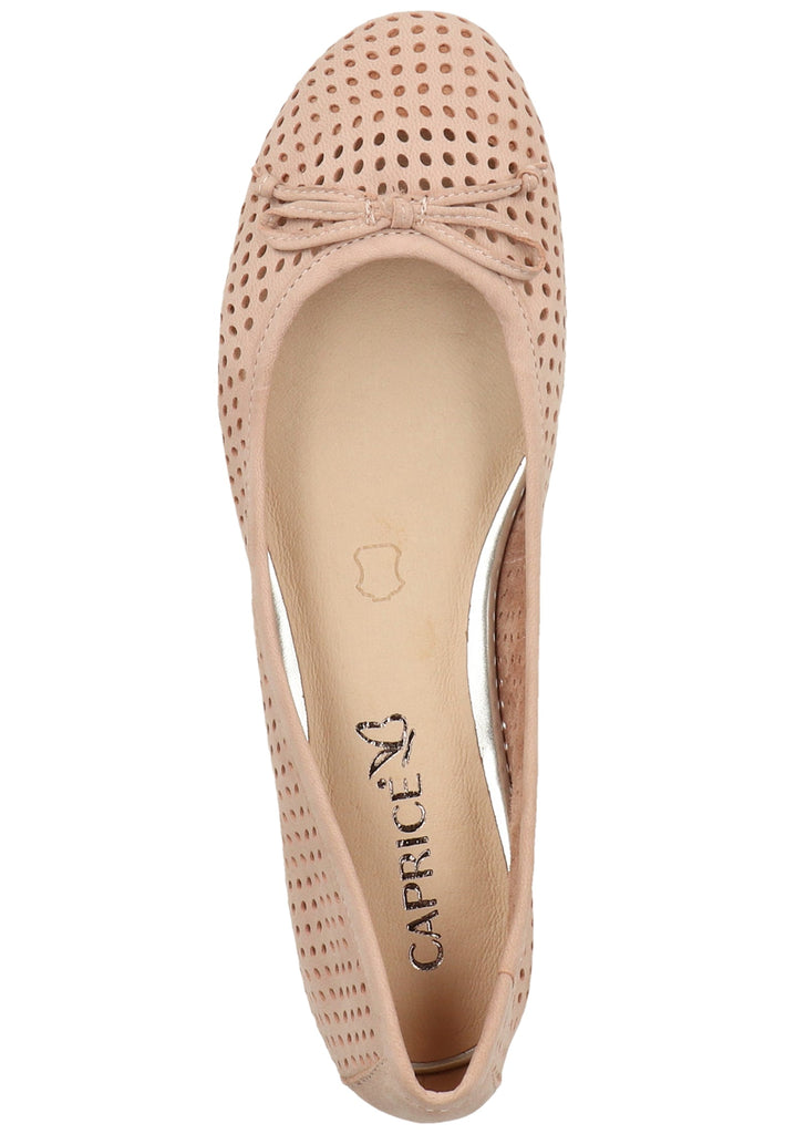 Caprice Ballerinas Leder Rose