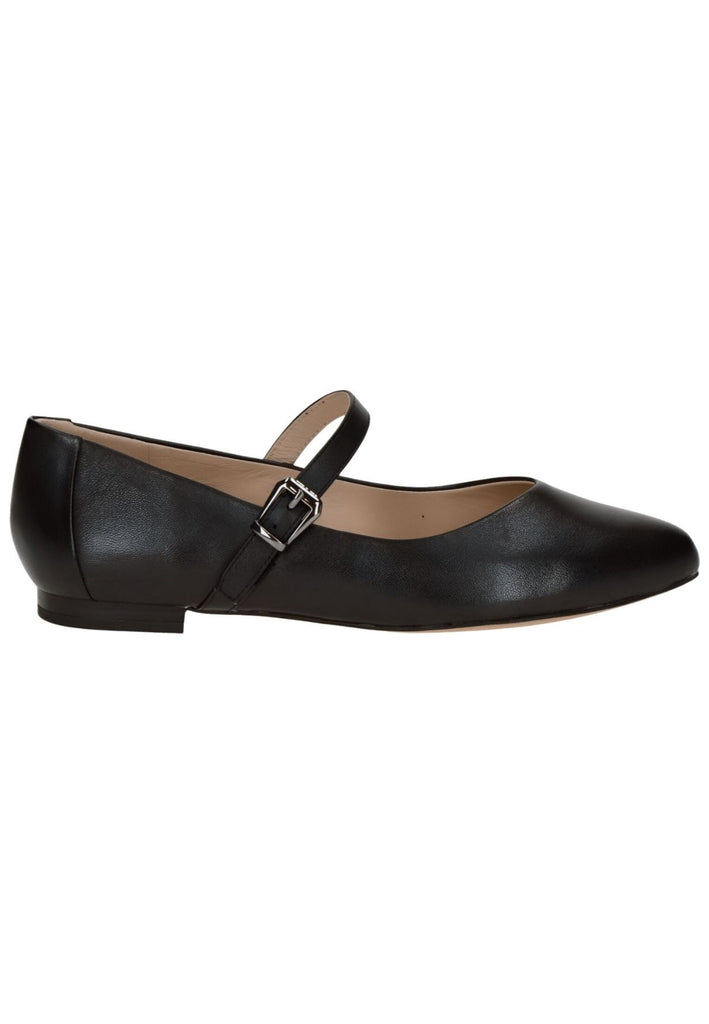 Caprice Ballerinas Leder Schwarz