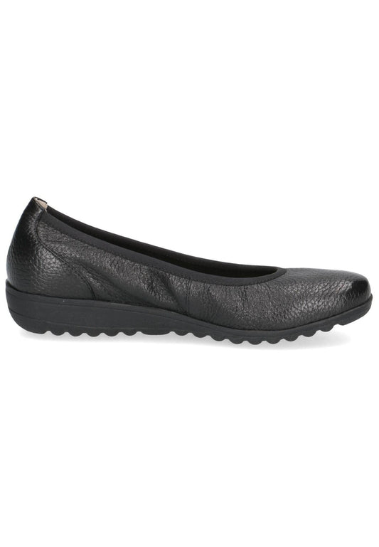Caprice Ballerinas Leder Schwarz