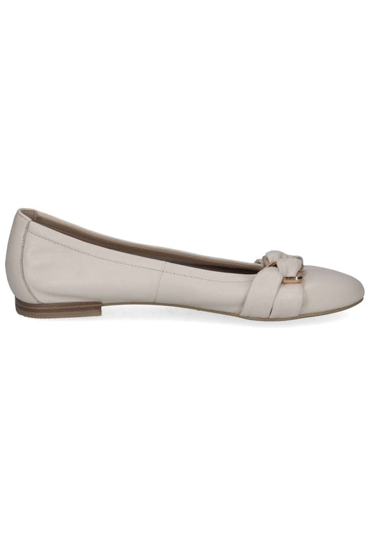 Caprice Ballerinas Leder Vanilla