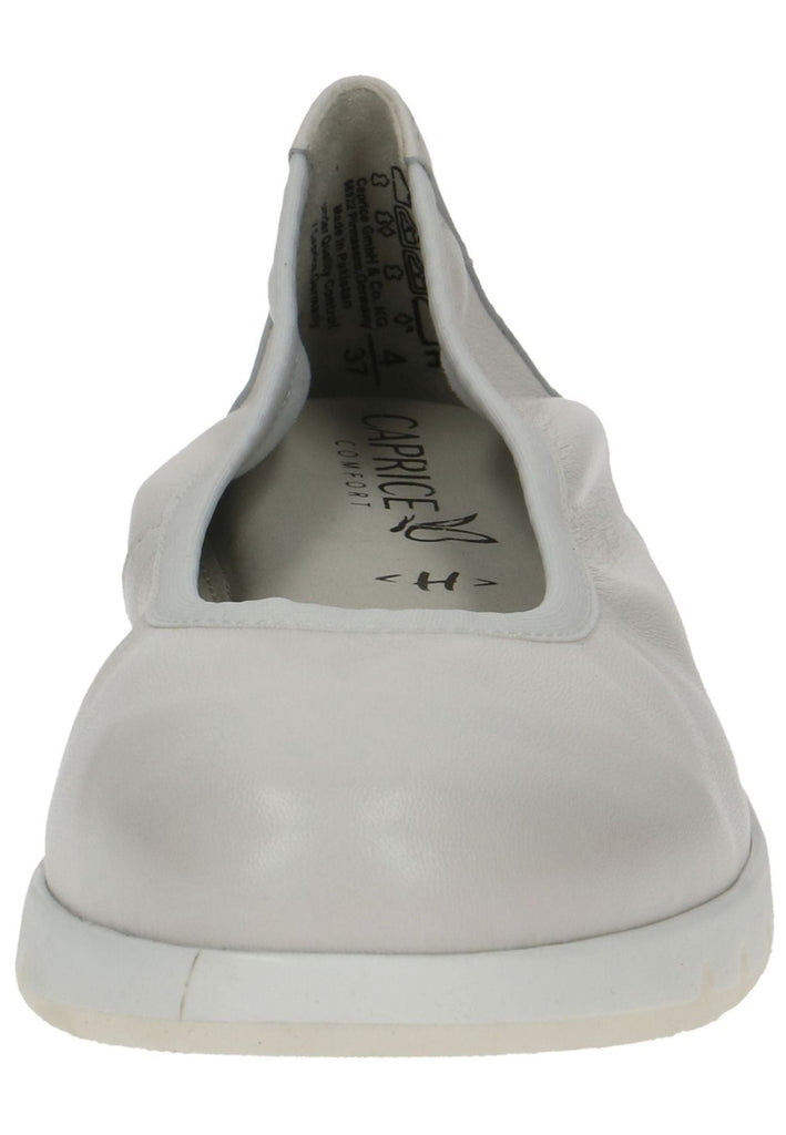 Caprice Ballerinas Leder Weiß