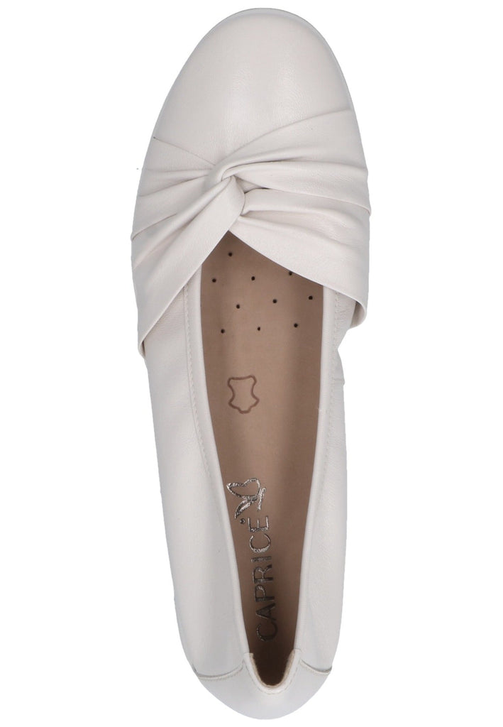 Caprice Ballerinas Leder Weiß