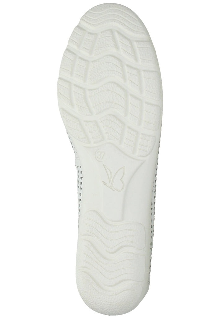 Caprice Ballerinas Leder Weiß