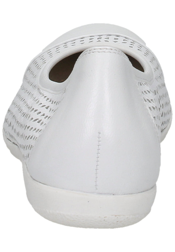 Caprice Ballerinas Leder Weiß